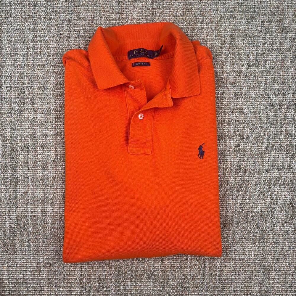 🐴 Polo Ralph Lauren Classic Fit Polo | Size XL | Orange
